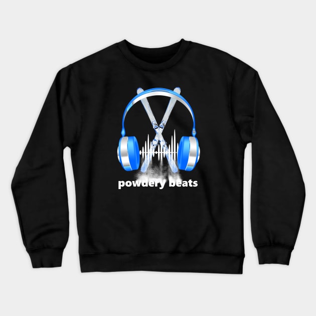 powdery beats Crewneck Sweatshirt by branfordia